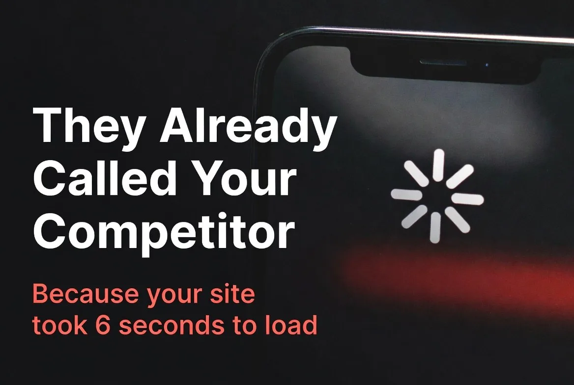 Your slow website sends customers to your competitor